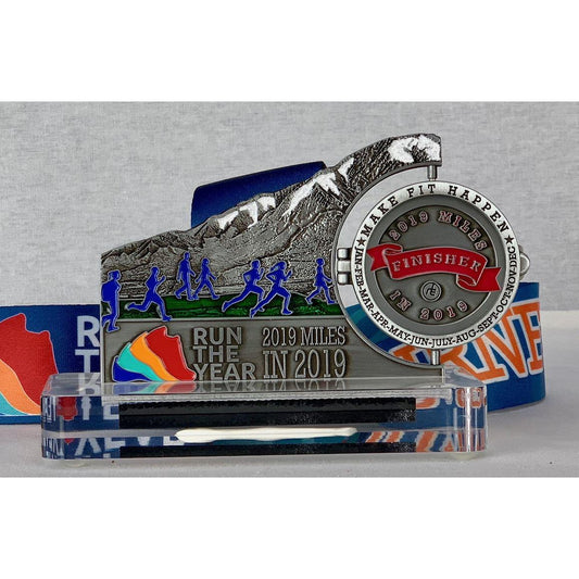 Run The Year 2019 Medal Virtual Fitness Challenge | Run The Edge