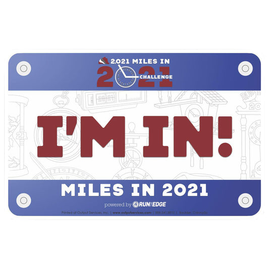 Run The Year 2021 Bib Pack Virtual Fitness Challenge Accessories | Run The Edge