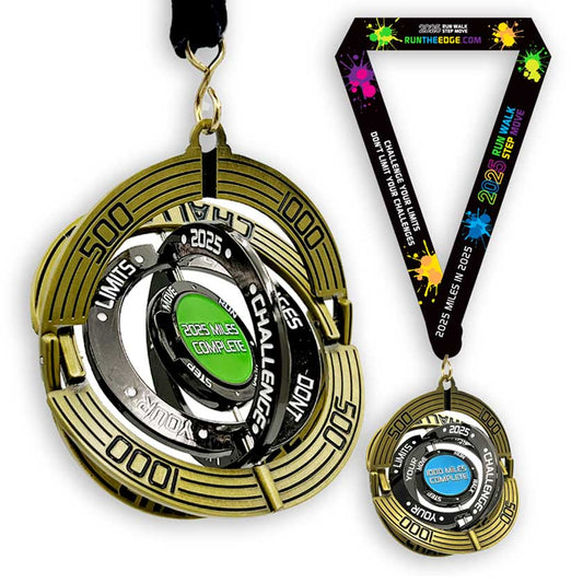 Interactive Medal | 2025 Miles in 2025