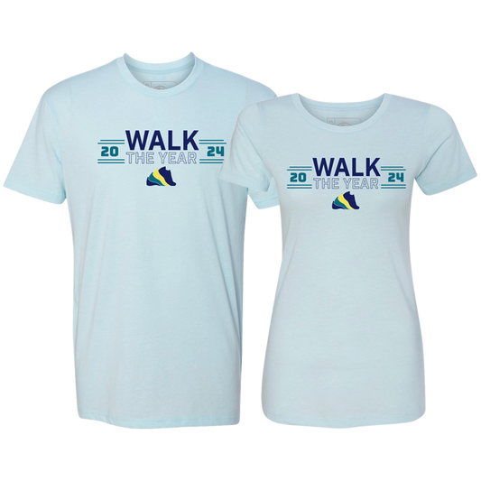 Lifestyle WALK Blended T-Shirt | Run the Year 2024