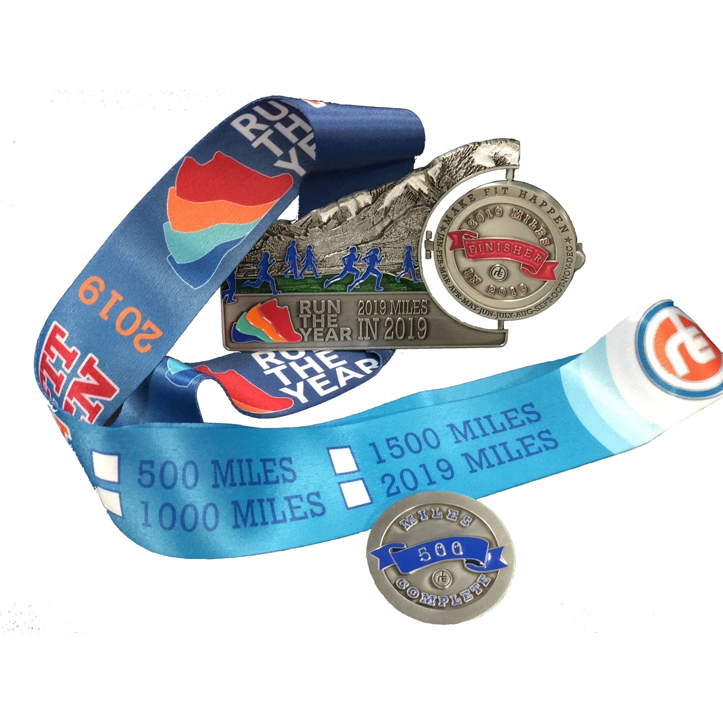 Run The Year 2019 Medal Virtual Fitness Challenge | Run The Edge