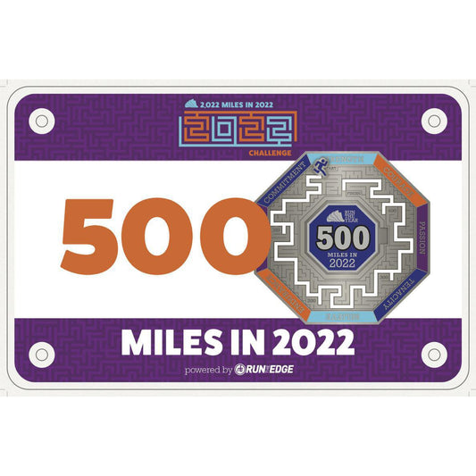 Run The Year 2022 Bib Pack Virtual Fitness Challenge Accessories | Run The Edge