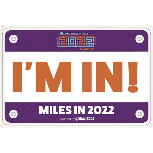 Run The Year 2022 Bib Pack Virtual Fitness Challenge Accessories | Run The Edge