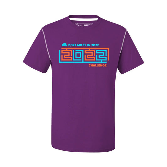 Run The Year 2022 Short Sleeve Tech-T Virtual Fitness Challenge Shirts | Run The Edge