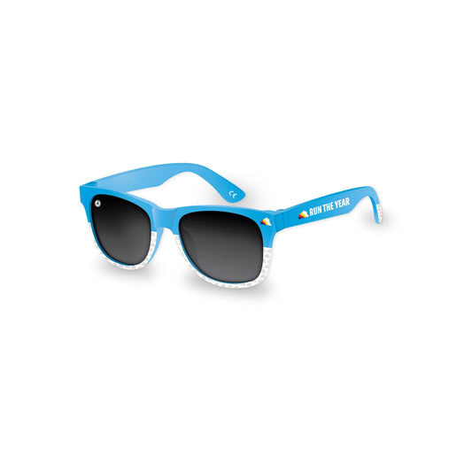 Run The Year "Split Kickers" Sunglasses Virtual Fitness Challenge Accessories | Run The Edge